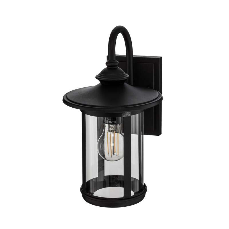 Lindby Außenwandleuchte Zayn LED Gartenleuchte Lampe dimmbar schwarz IP23 33cm - 4251096568134