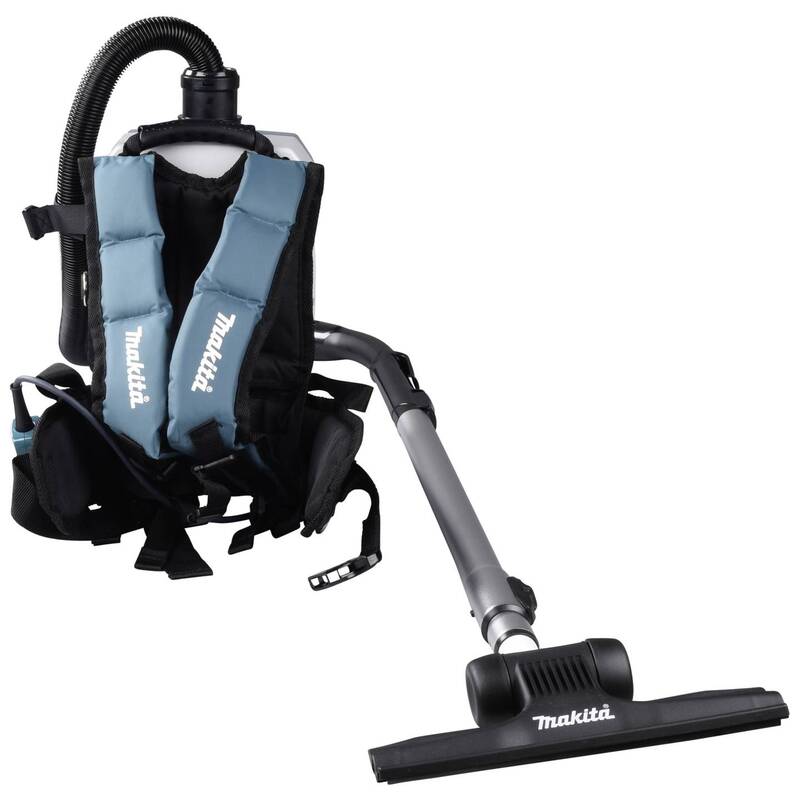 Makita Akku-Rucksackstaubsauger 2x18V akkubetrieben Staubsauger 70dB türkis - 88381870016