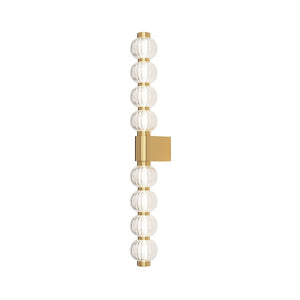 B-Ware Maytoni LED Wandleuchte Leuchte Amulet linear 76 cm klar gold Beleuchtung