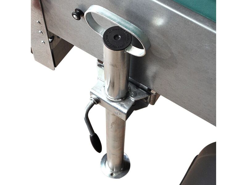 Stema Abstellstützen Abstellstützen-Set 150kg belastbar silber-schwarz 2er Set - 4024187213028