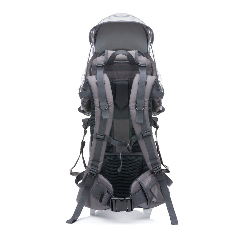 fillikid Rückentrage Elite für Kinder ab 6 Monaten bis 20 kg grau mit Zubehör - 9120123448266