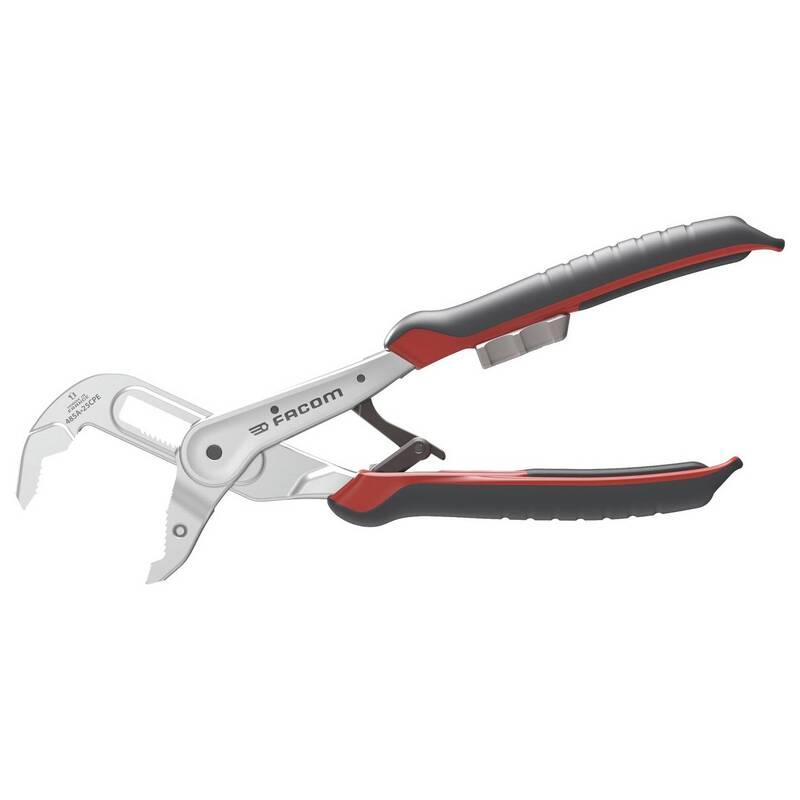 Facom 1-Piece Combination Plier Set Angled Head, 250 Mm Overall - 3662424110672