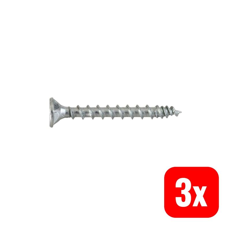 SWG Hox Senkschraube T-Profil 4mm x 12mm Stahl verzinkt 200 Stück - 4009146589888