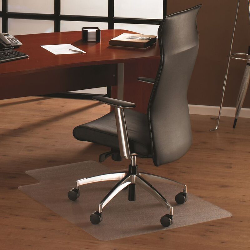 Floortex Bodenschutzmatte Stuhlunterlage Hartböden mit Lippe 120x90 2 STÜCK - 619700