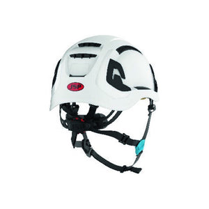 B-Ware Jsp Schutzhelm Helm Evo Lite Skyworker Industriekletterhelm En 12492 Weiß
