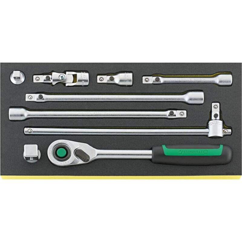 Stahlwille Steckschlüsselsatz TCS 1/2 Zoll 512/9 QR Werkzeugset Tool Control - 4018754291755