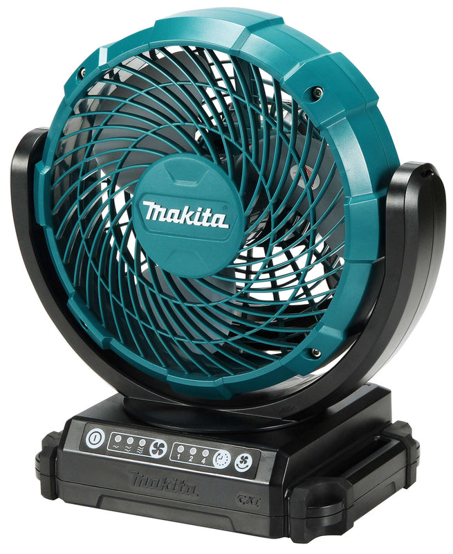 Makita Standventilator Ventilator Oszillation 3 Stufen Kunststoff türkis 284mm - 0088381865005
