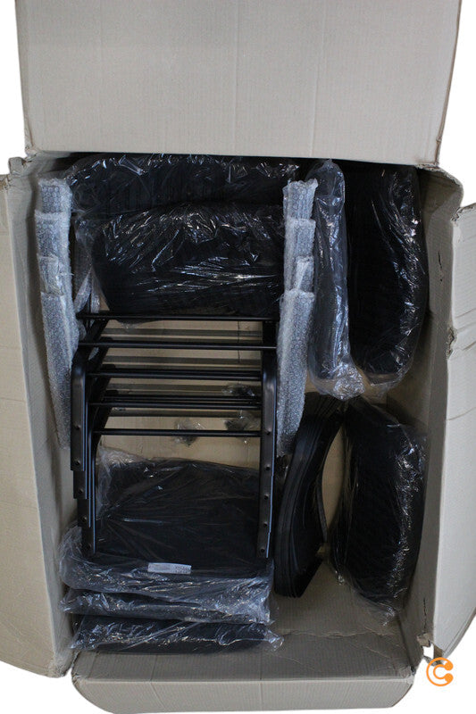 HJH Office XT 600 SW - Vierfußstuhl Wartezimmerstuhl Bürostuhl Möbel 4 STÜHLE - 704000