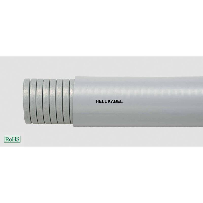 HELU Schutzschlauch Wellrohr EF Anaconda Sealtite 12,6 mm Grau Stahl PVC 10 m - 8717114100527