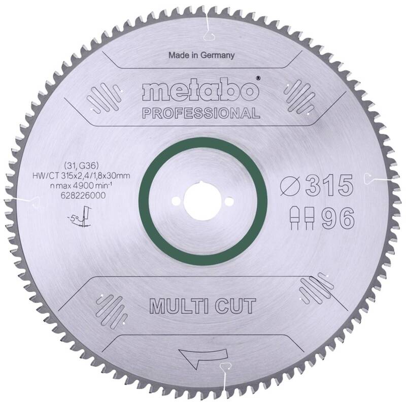 KREISSÄGEBLATT Sägeblatt Scheibe HWCT 315X30 96 FZT Holzarbeiten - 4007430190413