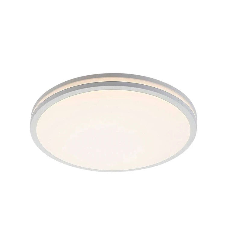 Deckenlampe Deckenleuchte LED Lampe Arnim weiß Kunststoff Fernbedienung IP44 Lin - 4251096557329