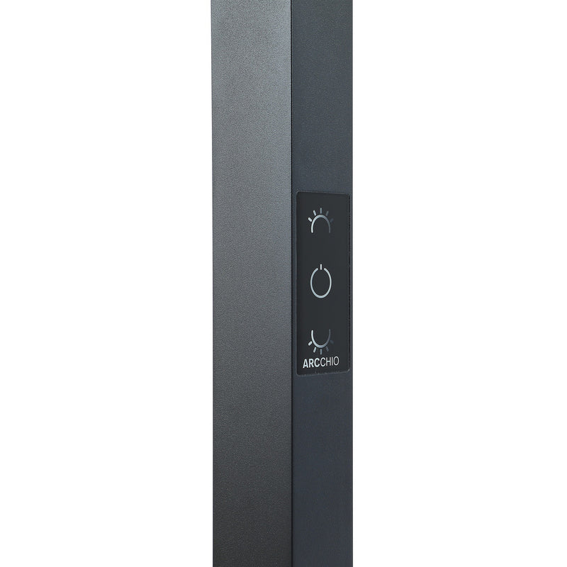 Arcchio Stehlampe Jolinda LED Lampe dimmbar schwarz 4000K Touchdimmer 197 cm - 4251911799354