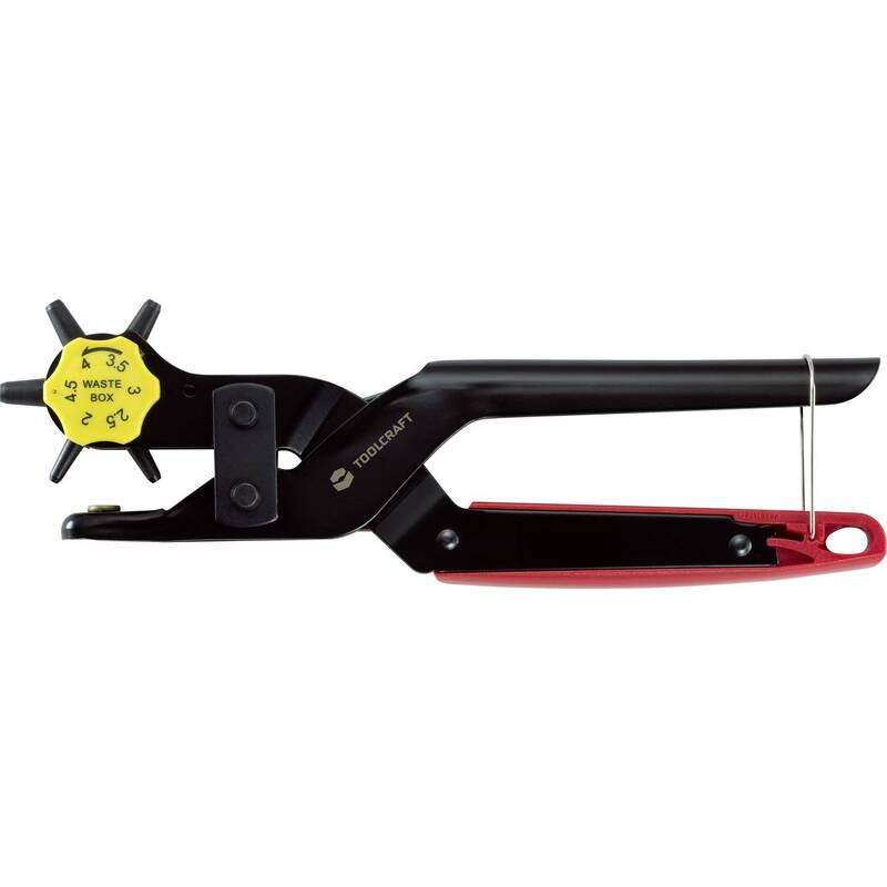 Toolcraft Revolverlochzange Zange 2mm 2.5mm 3mm 3.5mm 4mm 4.5mm 230mm 1 Stück - 4053199976768