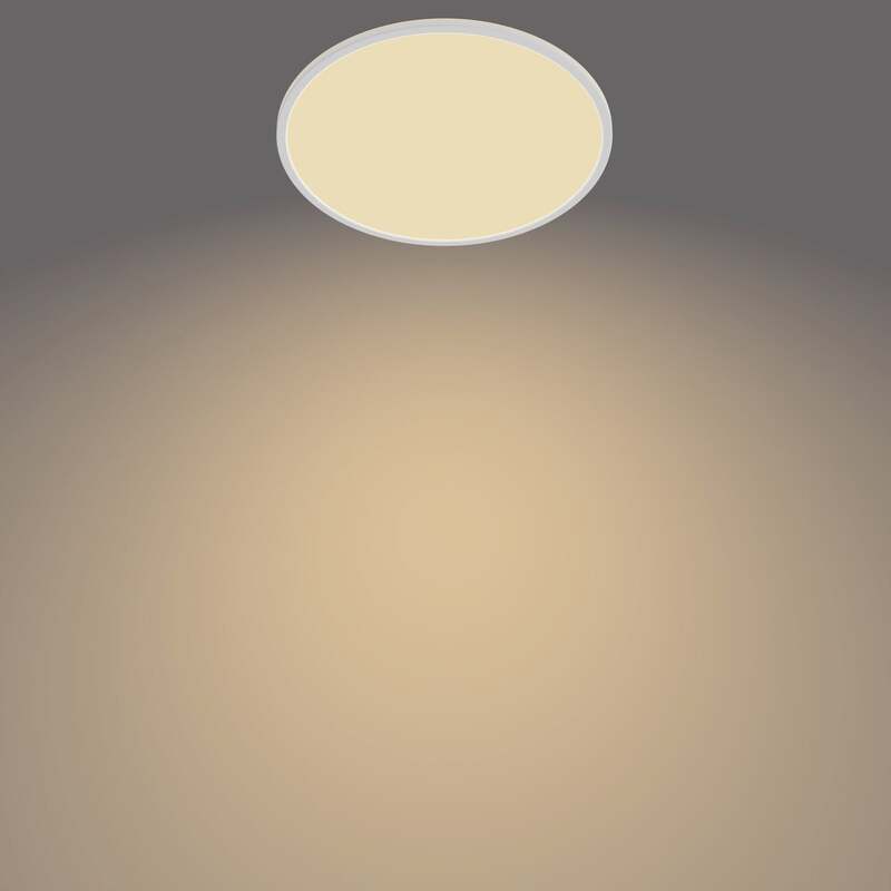 Philips Deckenlampe LED Leuchte Superslim warmweiß dimmbar Ø 42,5 cm weiß 2700K - 8719514327061