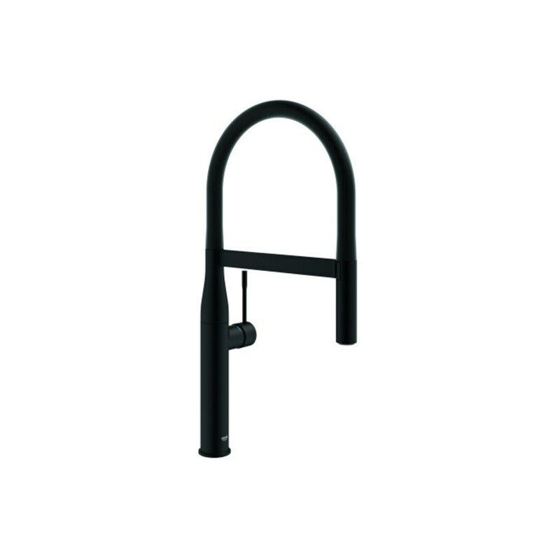 Grohe Einhand-Spültischbatterie Essence 30503 Armatur mit Brause schwarz 530mm - 4005176782695