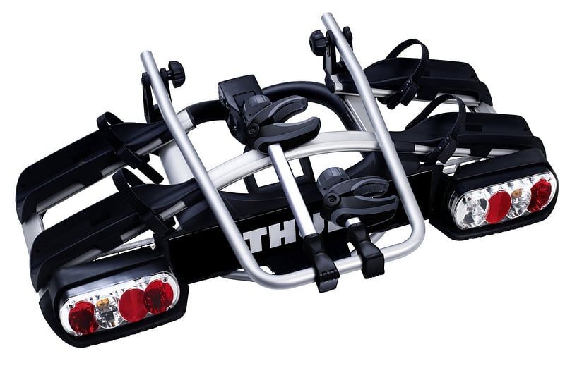 Thule Fahrradträger PKW 920 Euroway G2 Silber klappbar 2 Fahrräder 13-polig - 7313020067032