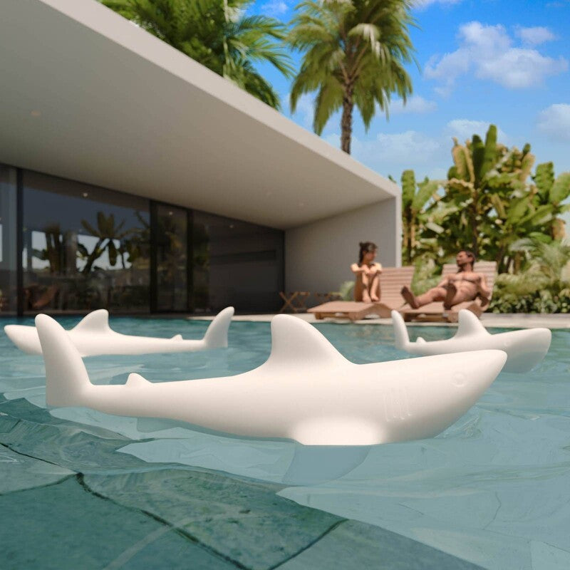 Goodnight Light LED Lampe BOBB the shark schwimmfähig RGBW Gartenleuchte 70x36cm - 8437021584769