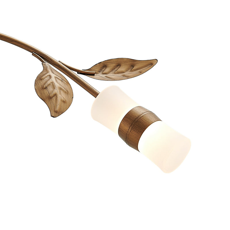 Lindby Deckenleuchte Bentas LED Lampe Leuchte warmweiß bronze Ø80cm 11cm hoch - 4251096574913