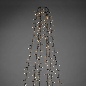 B-Ware Konstsmide Baummantel Baumumhang Micro LED Lichterkette Bernstein Außen 400cm