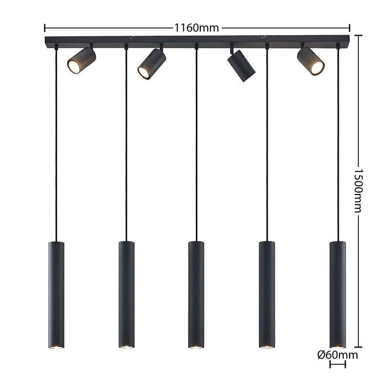 Lindby Sanad Hängeleuchte Deckenlampe Pendelleuchte GU10 Lampe SIEHE TEXT/F57 - 4251911703054