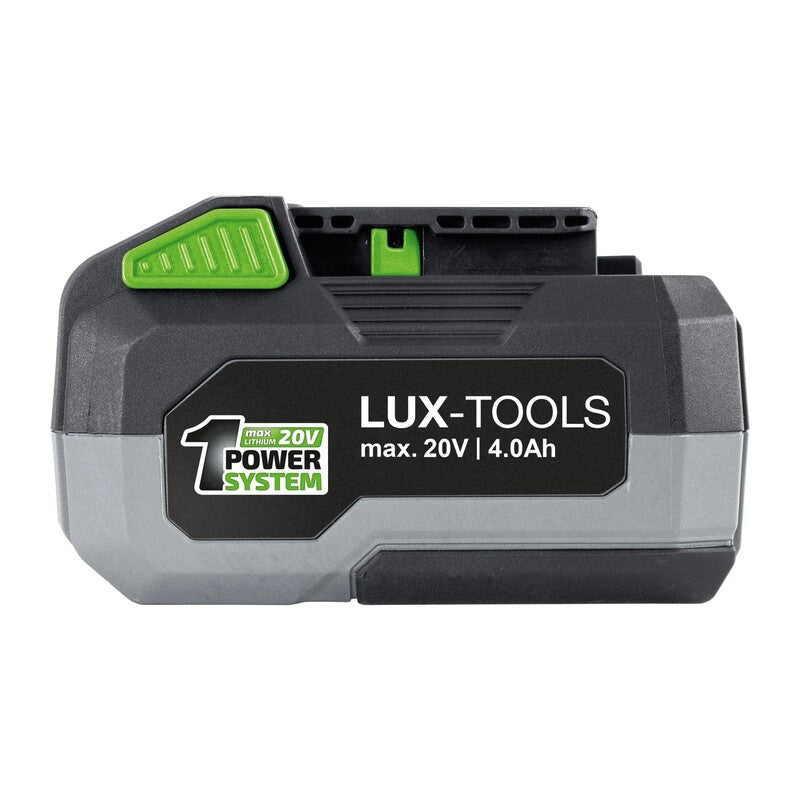 LUX-TOOLS 20 V Li-Ion Akku 4 Ah Lithium-Ionen Akku Ladegerät 2 Stunden - 4007871960521