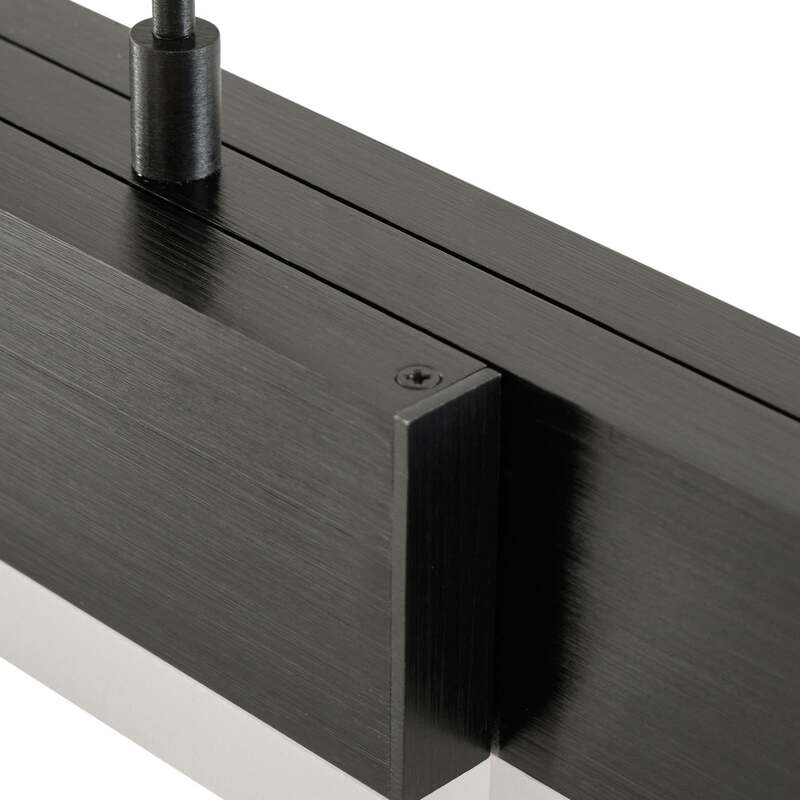 Lucande LED Hängeleuchte Pendelleuchte Torven schwarz CCT ausziehbar - 4255830903618