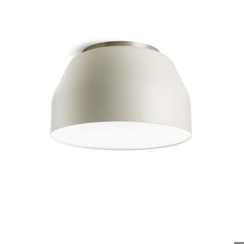 Miloox Deckenleuchte Lampe Mug cremeweiß sand Ø 55 cm Metall Kunststoff E27 LED - 8050612940012