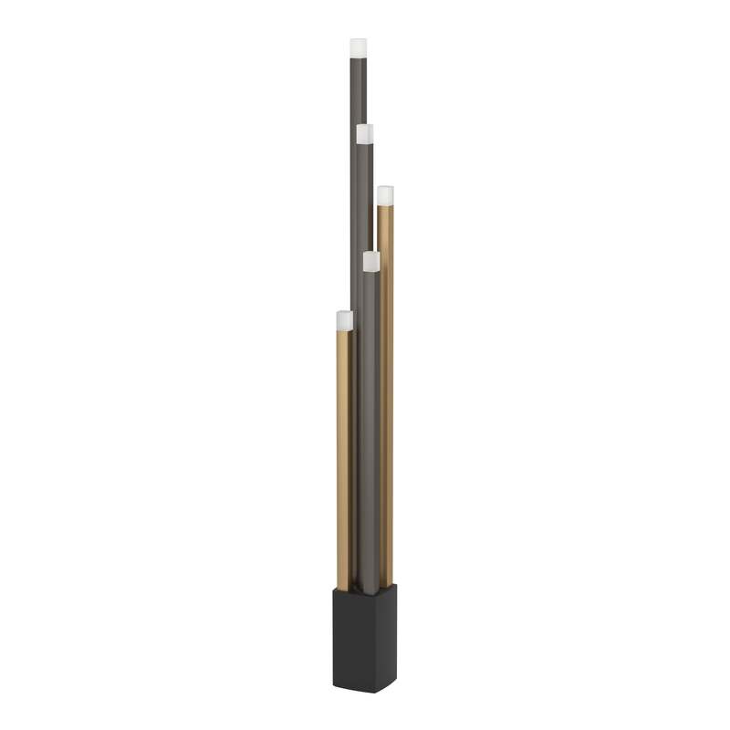 EGLO Stars Of Light Stehleuchte Estanterios 5-flammig LED schwarz braun 150cm - 9002759399085
