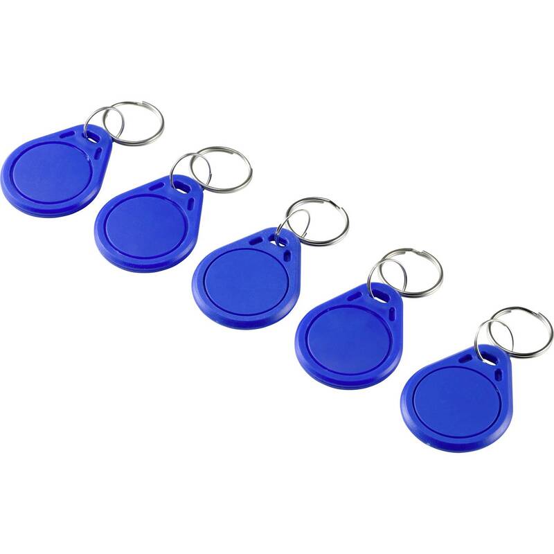 TRU COMPONENTS RFID-Karte Karte RFID Zugangskarte Schlüsselanhänger 6 SETS - 4064161198729