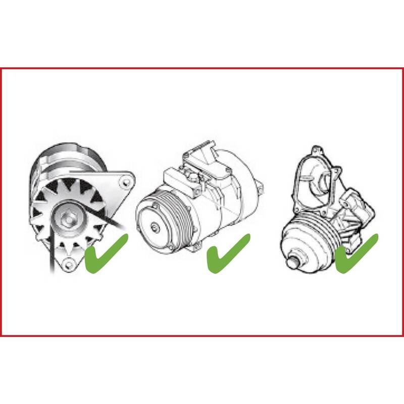 KS Tools Riemen-Scheiben-Abzieher 150.3170 2 Haken Spannbereich 40-165mm - 4042146512104