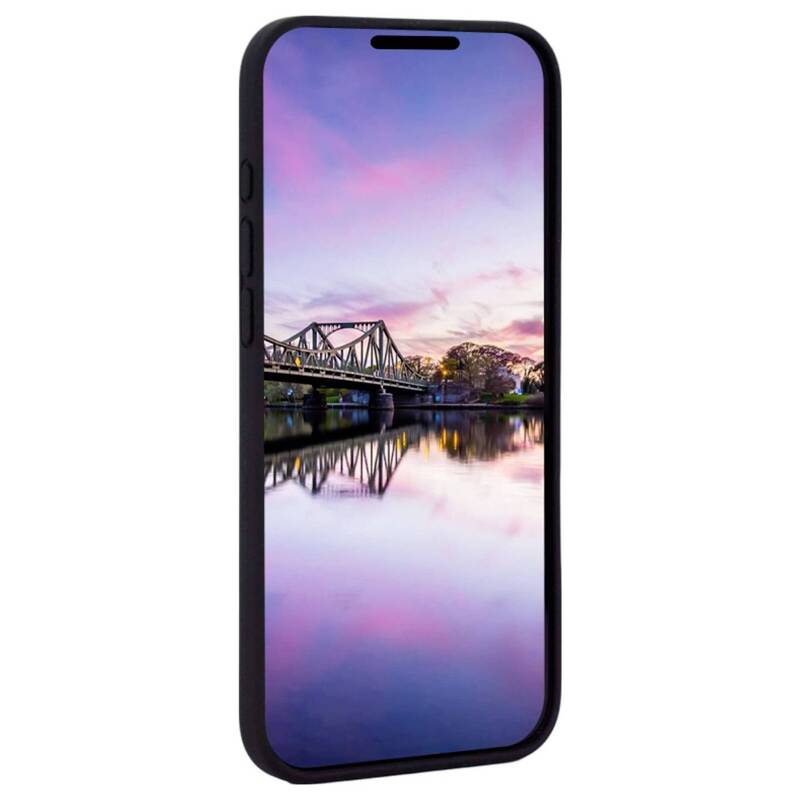 Backcover Handyhülle Case JT Berlin iPhone 16 Schwarz Silikon Induktives Laden - 4262386610709