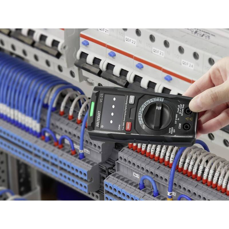 VOLTCRAFT VC-23 Digitales Hand-Multimeter Strommesser Spannungsmesser Messgerät - 4064161317618