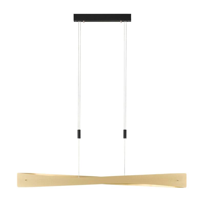 Rothfels Lian LED-Pendelleuchte Deckenlampe Hängeleuchte Lampe Messing schwarz - 4251096568097