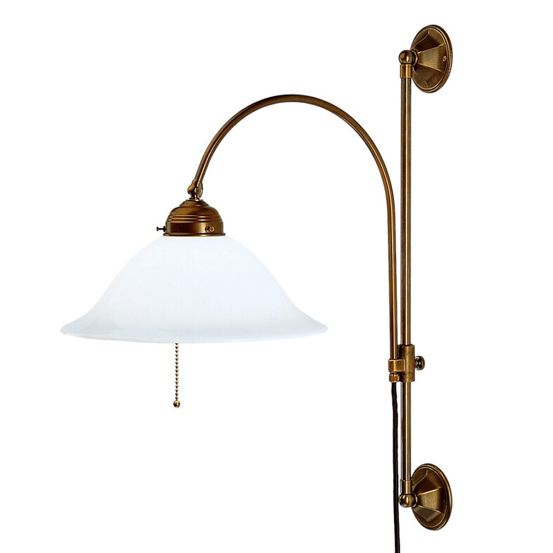 Berliner Messinglampen Wandleuchte Rhodos LED Wandlampe Messing weiß dimmbar - 4043783500950