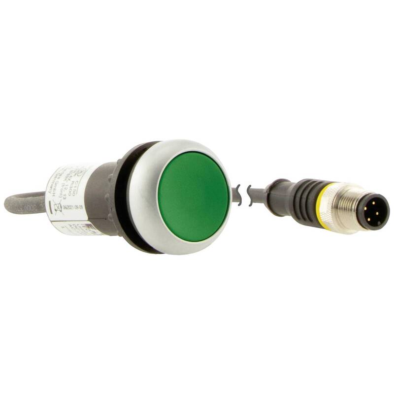 Eaton Drucktaste flach Taster 1 S Schalter rund grau Bedienfeld - 4015081811687