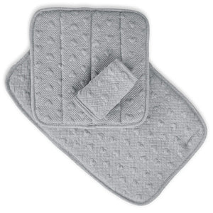 B-Ware moji Yippy Kissen Set Herz Kopfkissen Kinder Herzform Kuschelkissen 45x31x3 cm