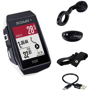 B-Ware Sigma Fahrrad-Navi ROX 11.1 EVO HR GPS spritzwassergeschützt E-Bike kompatibel