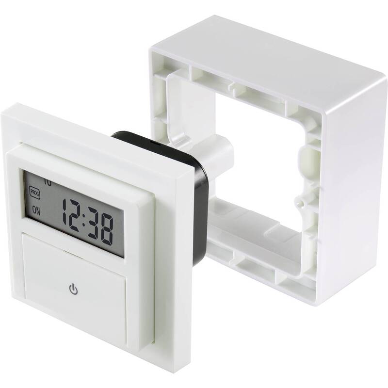 Sygonix Unterputz-Timer digital Wochenprogramm 1800W Countdown-Funktion Lampe - 4064161043487