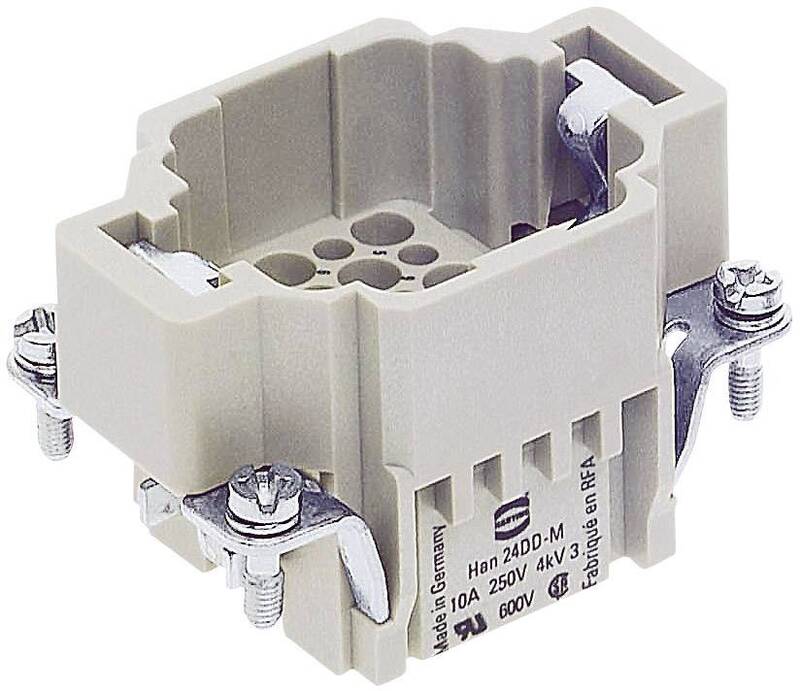 Harting Stifteinsatz Verbinder Han Industrie-Rechteck-Steckverbinder Stecker - 2050003009607