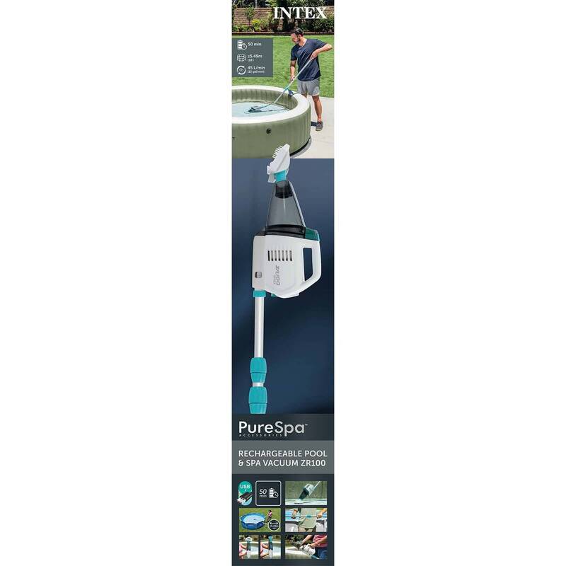 Intex Poolsauger wiederaufladbar für PureSpas und oberirdische Pools 50min - 6941057426082