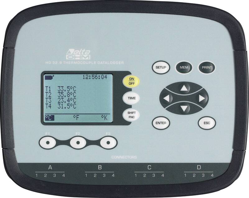 DeltaOhm HD32.8.16 Kit Temperatur-Datenlogger -200 bis +650 °C Thermometer USB - 4058175801225
