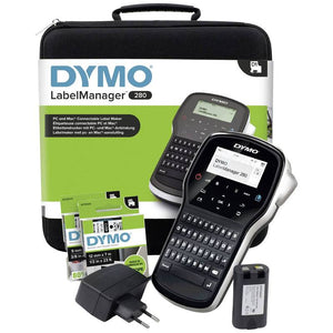B-Ware DYMO LABELMANAGER 280 Koffer Thermotransferdruck mobil inkl. Akku und Netzteil