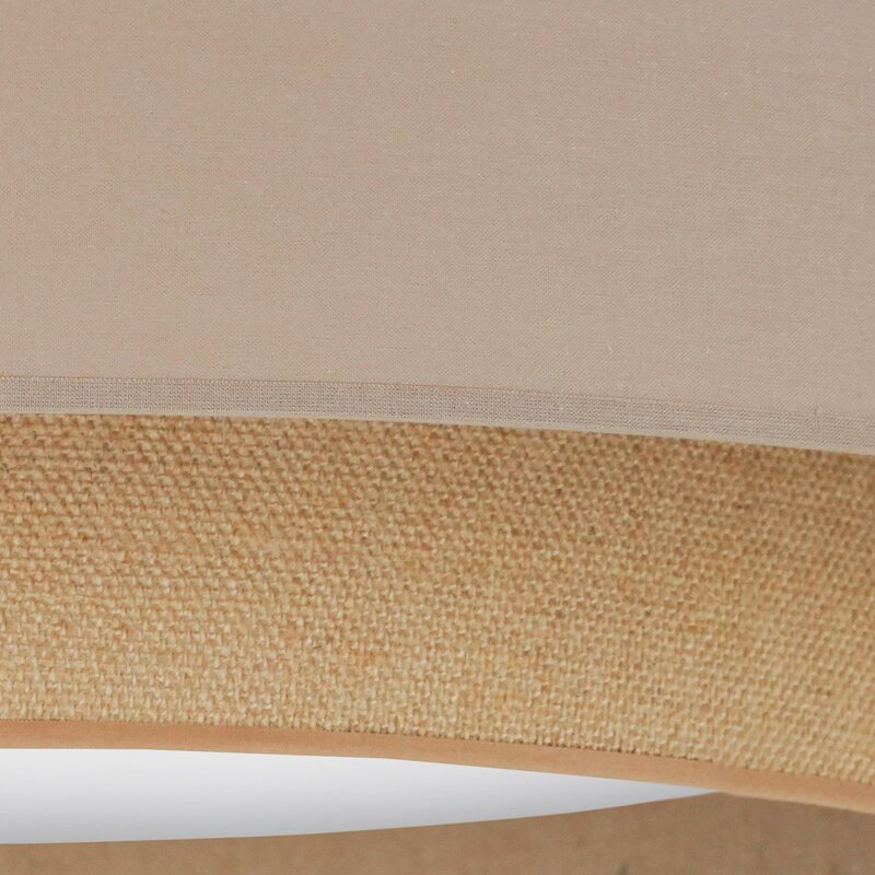 Duolla Deckenleuchte Deckenlampe LED Textil braun Luneta Fernbedienung dimm649 - 5905317606363