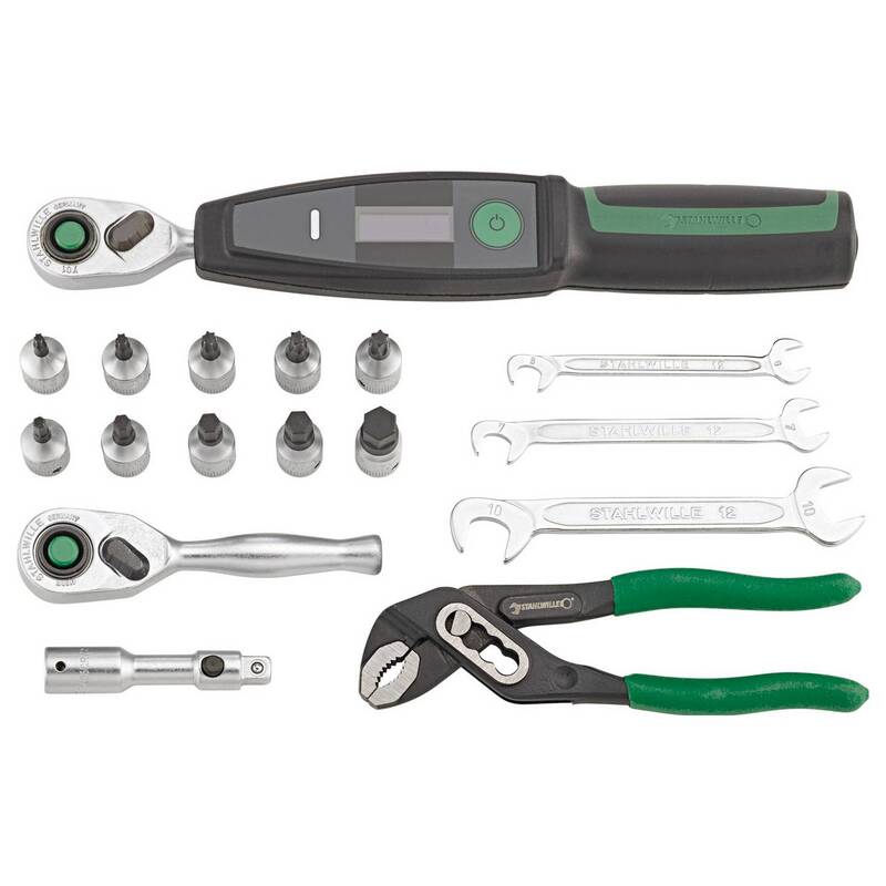 Stahlwille Fahrradwerkzeug-Set Kit Fahrrad Werkzeug Satteltasche 18-tlg Tasche - 4018754343942