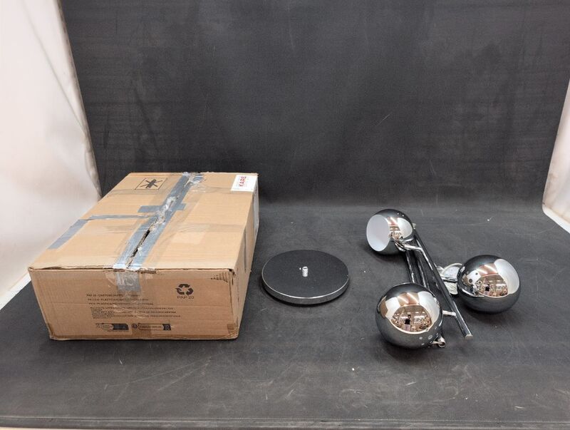 KARE Stehleuchte Calotta 3-flammig Lampe Leuchte chrom drehbar 151cm Metall - 4025621698418
