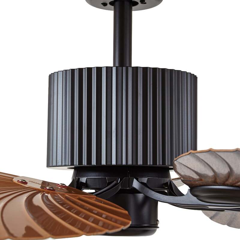 Lucande Deckenventilator Silvaris Ø132cm Holzoptik DC leise mit Fernbedienung - 4255830910777