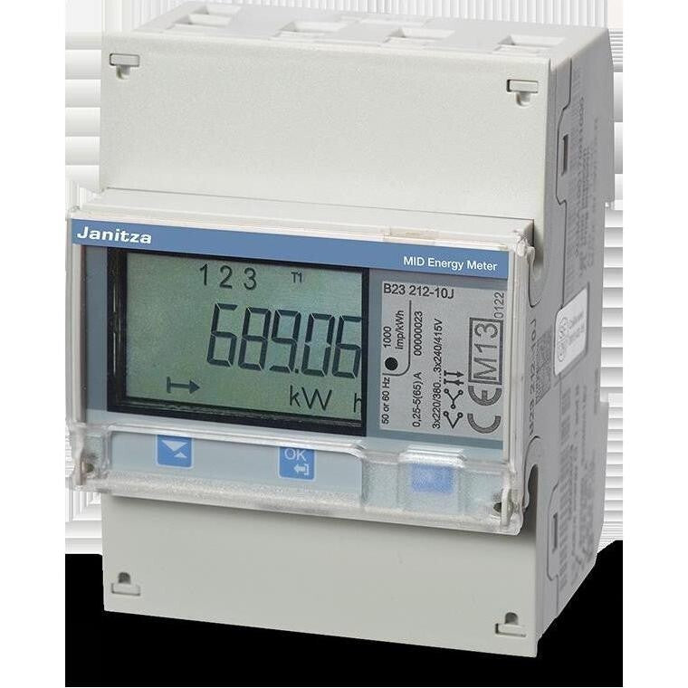 Janitza, Misuratore Energia, B24 313-10J Trasformatore Di Misura, Trifase, 1/5 a - 4251861102938