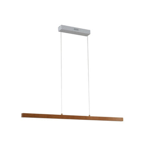 B-Ware Lucande LED-Hängeleuchte Nihalo Holz 122 cm dimmbar CCT 2500 lm höhenverstellbar