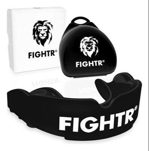 B-Ware FIGHTR Mundschutz Protect schwarz EVA-Schaum Hygienebox Sport Sicherheit 8x7,5cm
