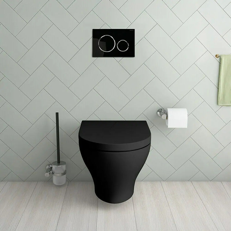GEBERIT Betätigungsplatte Sigma 20 2-Mengen-Spülung schwarz Hochglanz 24,6cm - 4025416544654